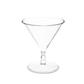 Clear Plastic Martini Cups, 6 Count, 2.50 oz J283
