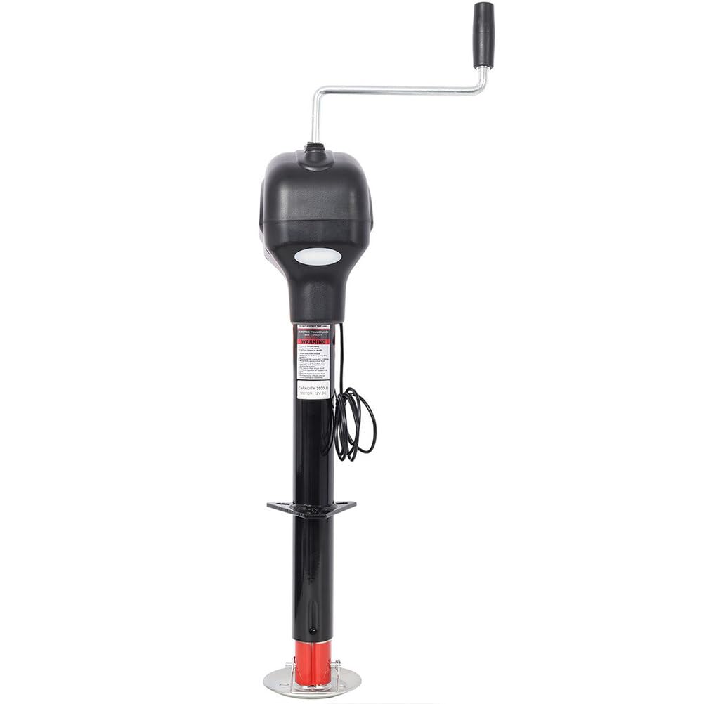 12V Electric Trailer Jack with 18" Lift G3556