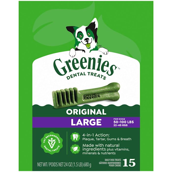 Natural Dog Dental Care Chews 24 oz F2280