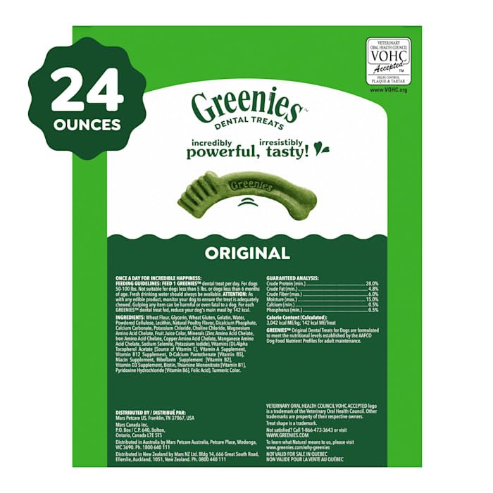 Natural Dog Dental Care Chews 24 oz F2280