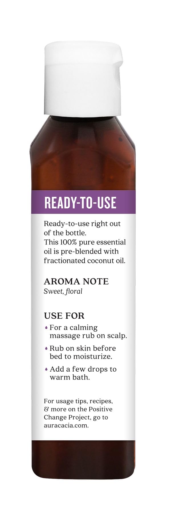 Lavender Essential Oil in Fractionated Coconut Oil 4 fl. oz. Z5353