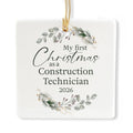 Ceramic 3-inch Square Ornament F27301