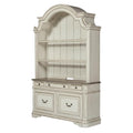 Antique White 3 Piece Desk and Hutch Set C819449