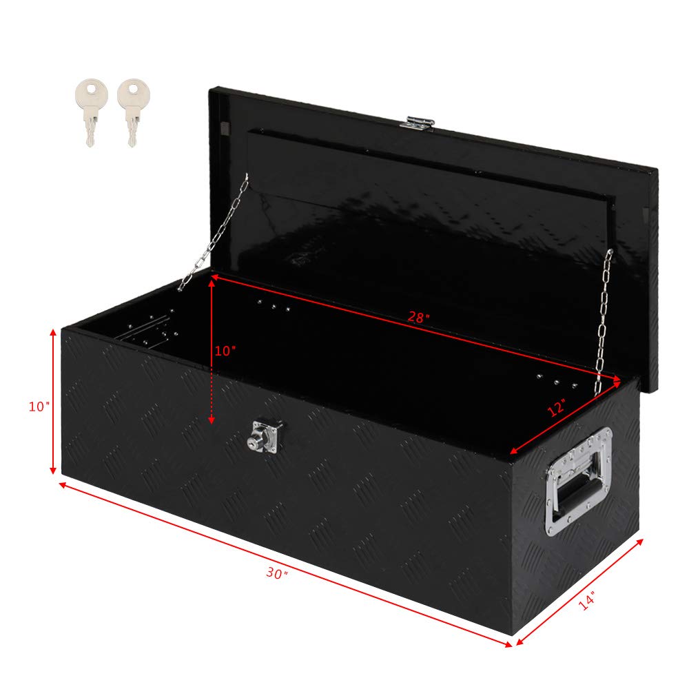 30 Inch Aluminum Truck Tool Box Lockable Z664