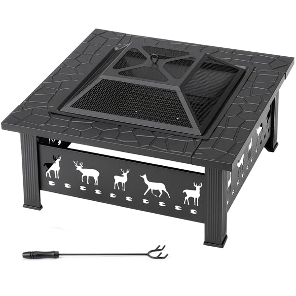 32-inch Square Wood-Burning Stove E4086