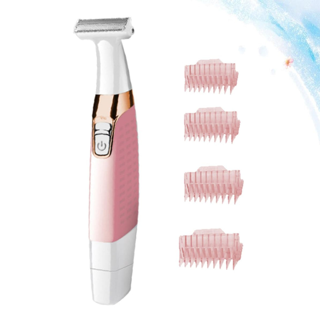 Pink Portable Electric Body Hair Shaver Q7671