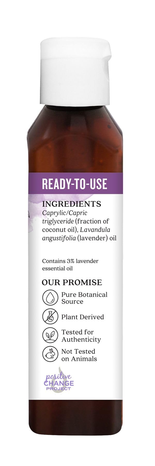 Lavender Essential Oil in Fractionated Coconut Oil 4 fl. oz. Z5353
