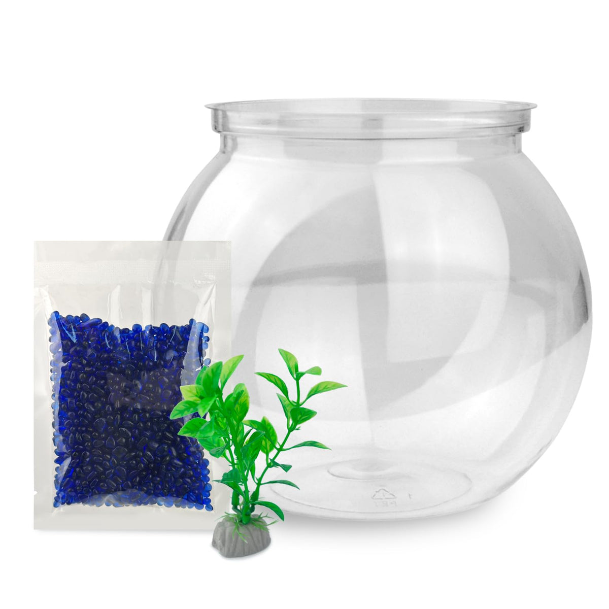 Mini Plastic Aquarium Starter Kit, 0.8 Gallon Fish Tank Z326