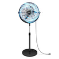 20 Inch 3-Speed High Velocity Metal Pedestal Standing Fan Y586790