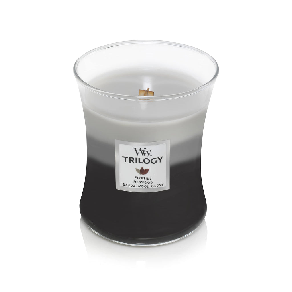 Scented Candle, 16oz Soy Blend Wax Wood Wick A9842