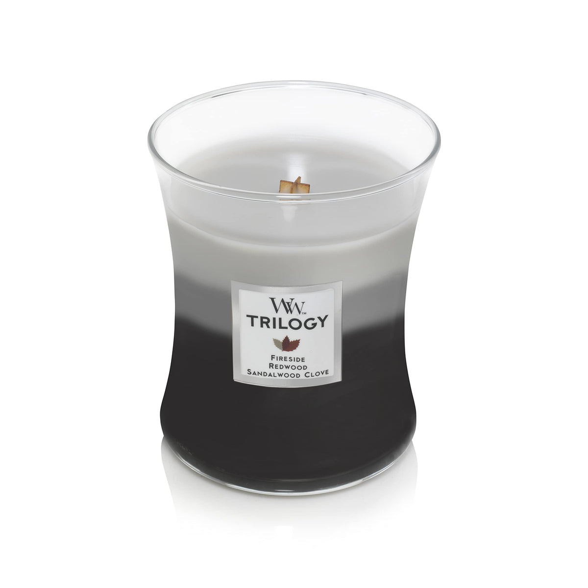 Scented Candle, 16oz Soy Blend Wax Wood Wick A9842