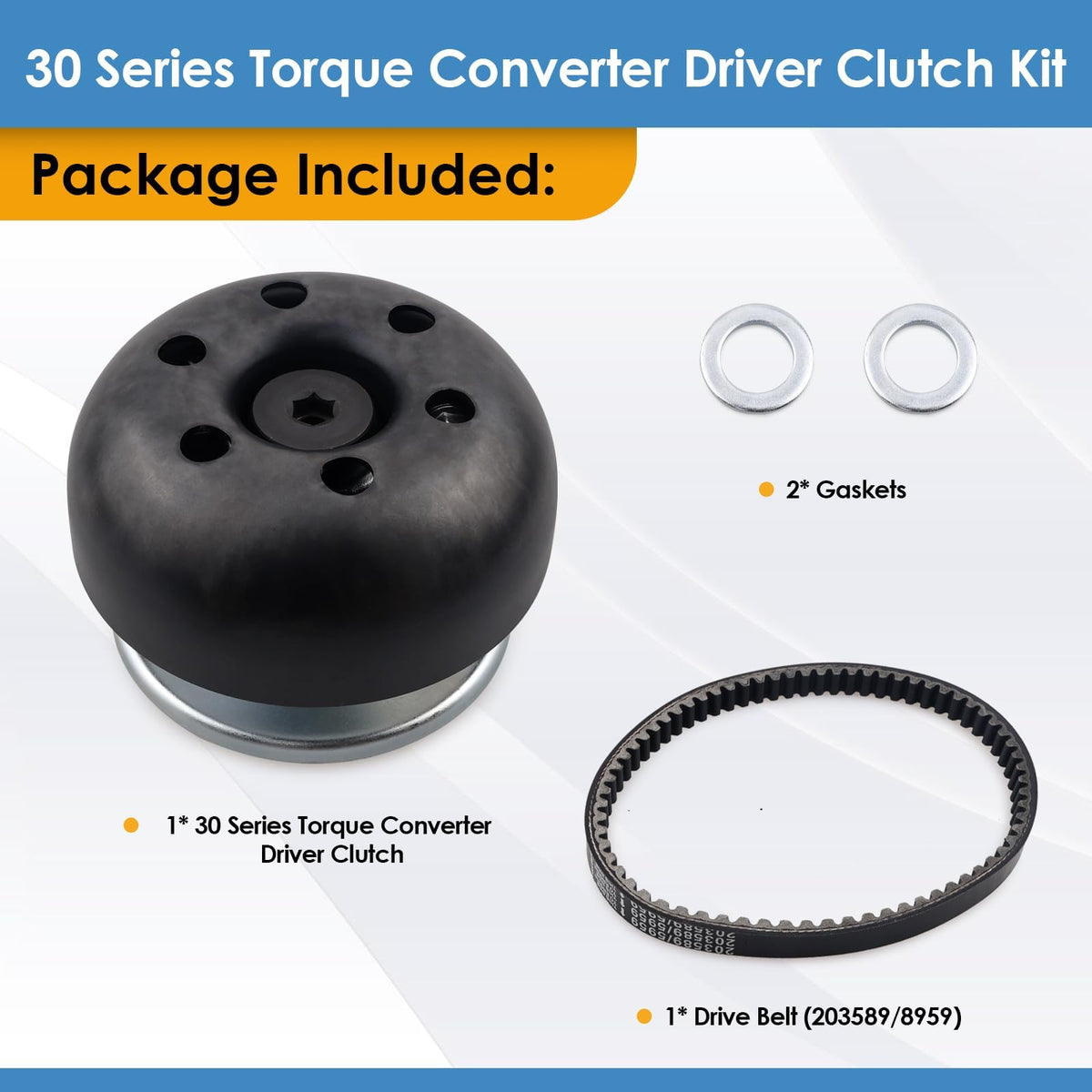 30 Series Torque Converter Driver Clutch with 3/4" Bore D39957