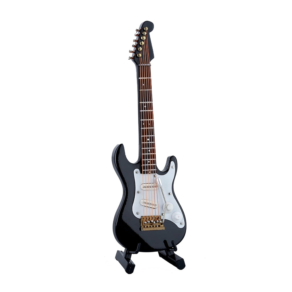 Miniature Electric Guitar Replica with Stand and Case B57482