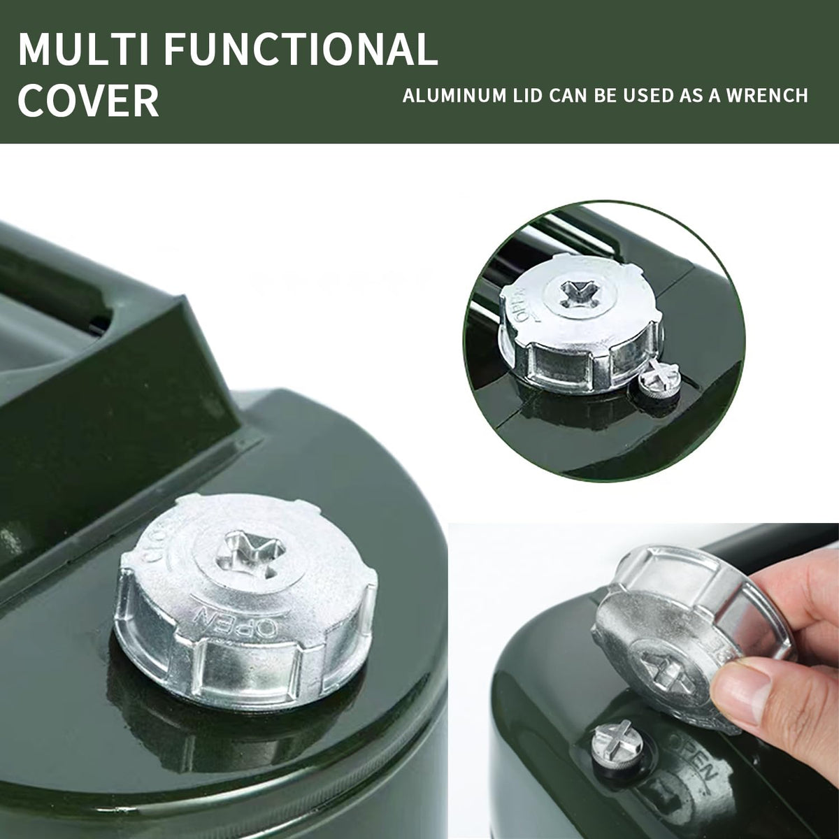 5 Gallon Metal Watering Can with Removable Spout C657