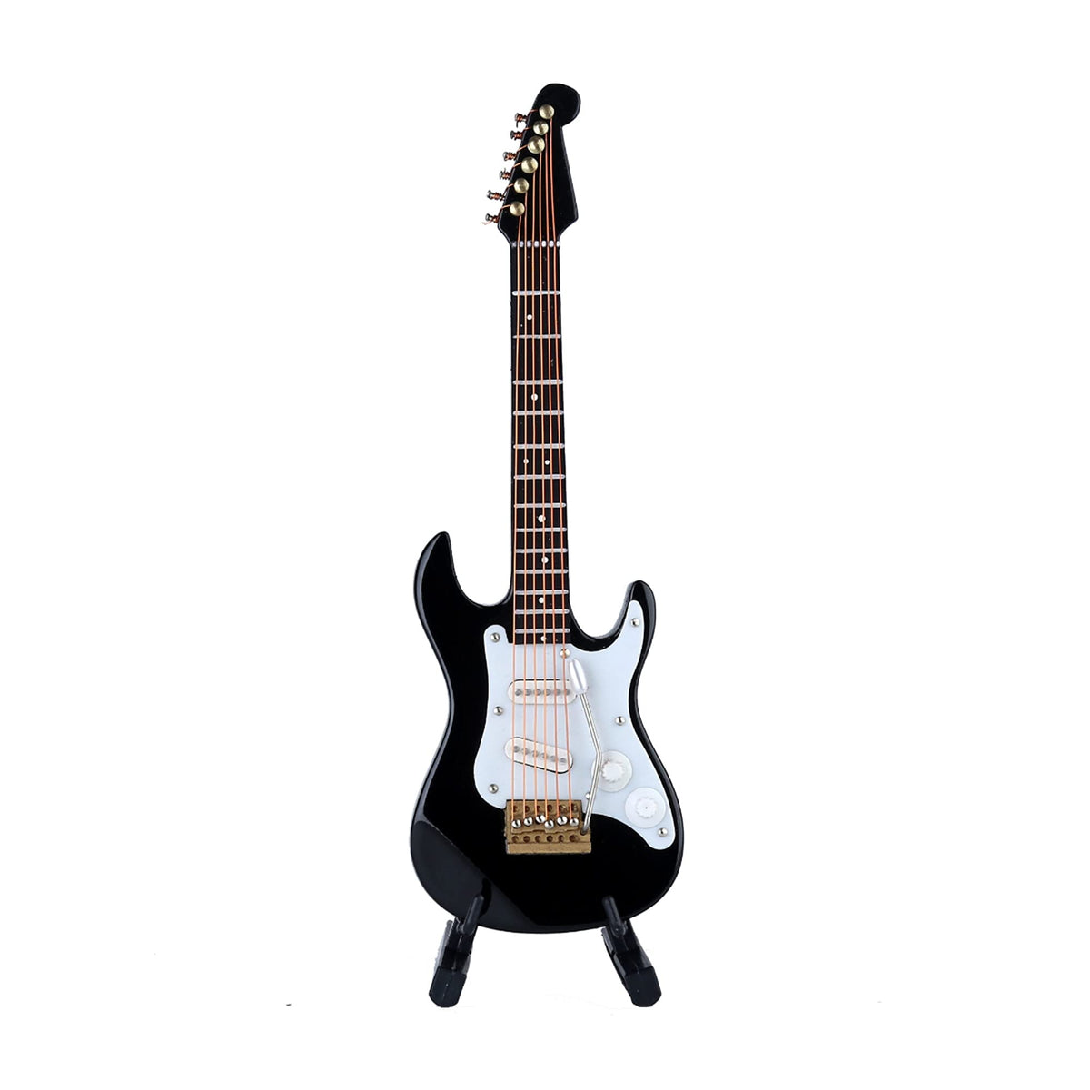 Miniature Electric Guitar Replica with Stand and Case B57482