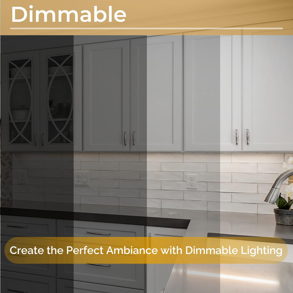 24-Inch LED Under Cabinet Light, Dimmable Color Selectable, 11W, White G193964