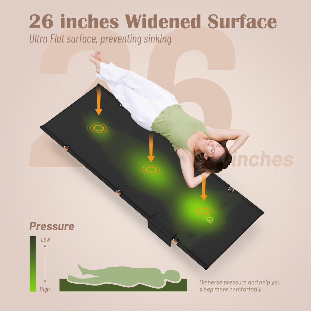 Foldable Camping Cot with Storage Bag X505