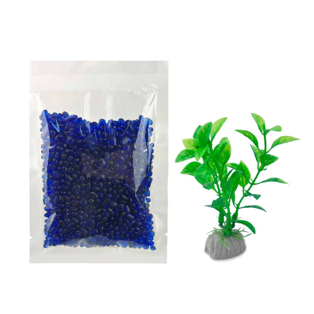Mini Plastic Aquarium Starter Kit, 0.8 Gallon Fish Tank Z326