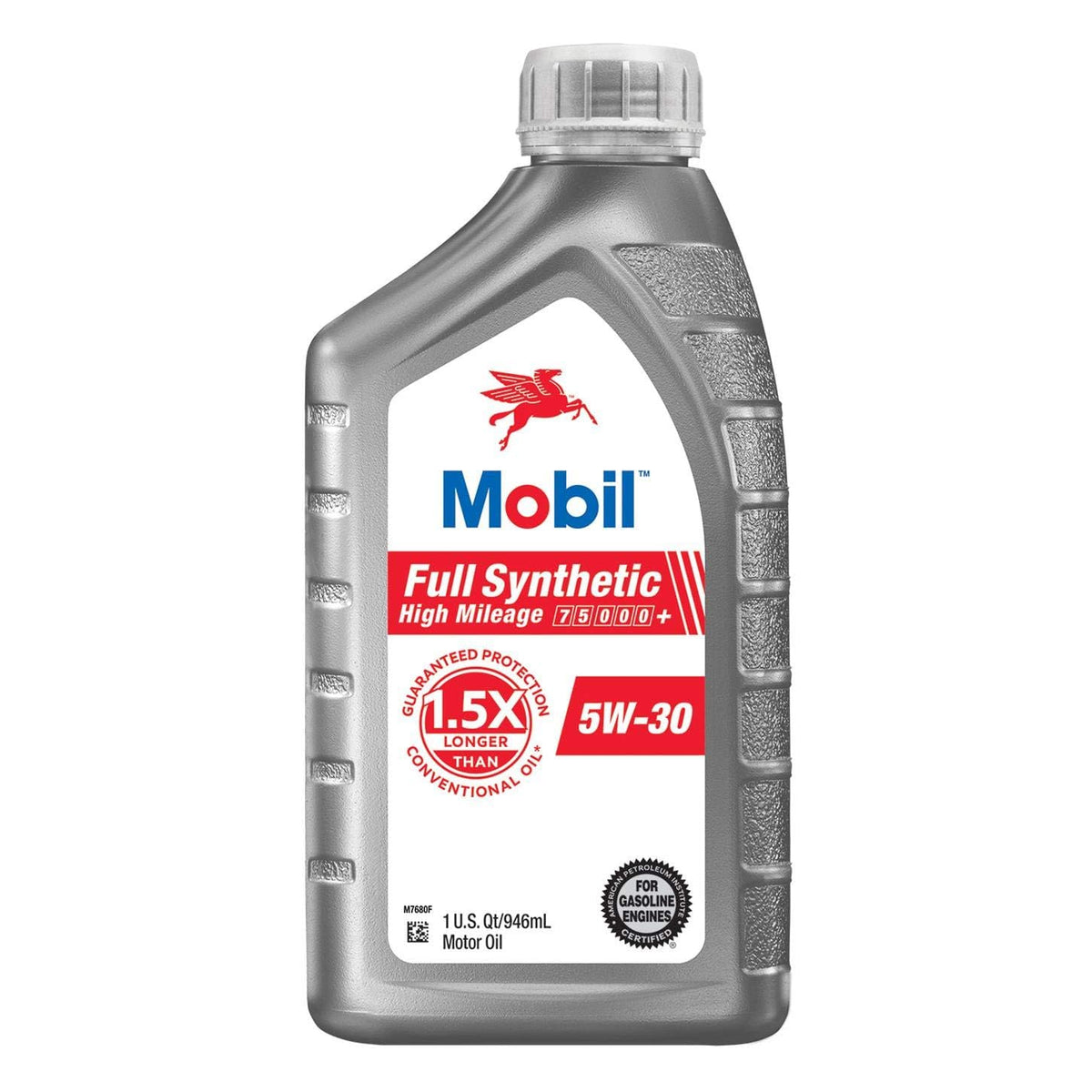 Full Synthetic High Mileage 5W-30 Motor Oil 1 Quart Pack of 6 Z894430