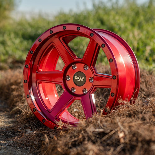20x9 5x5 -12mm Candy Red Wheel Rim G19959