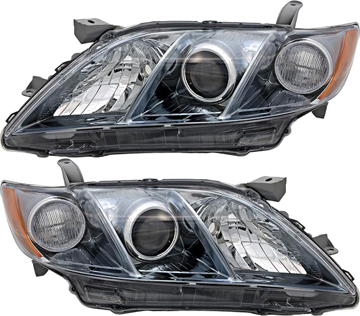 Toyota Camry Hybrid Headlights Lamps 2007 2008 2009 I69929
