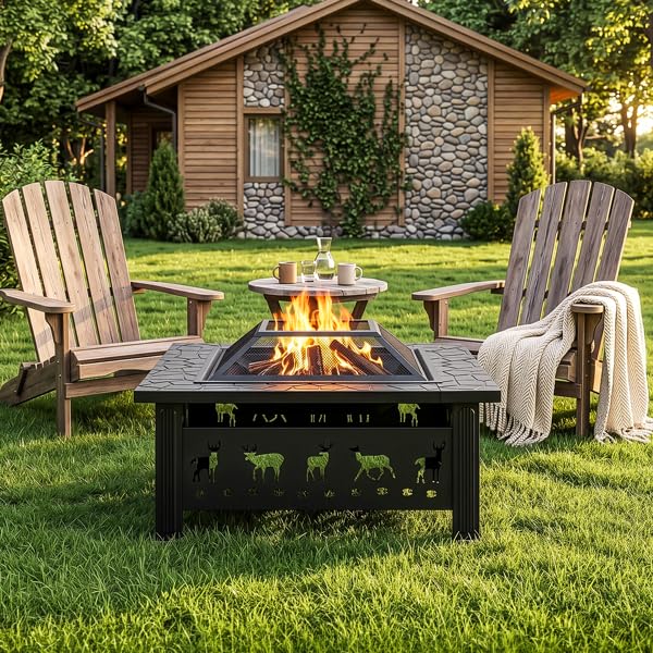 32-inch Square Wood-Burning Stove E4086