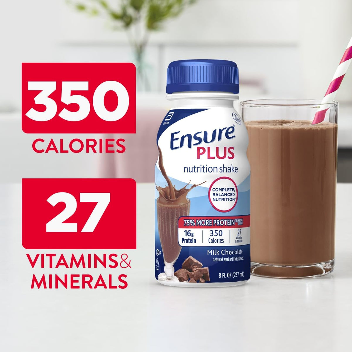 Milk Chocolate Nutrition Shake, 24 Pack T285