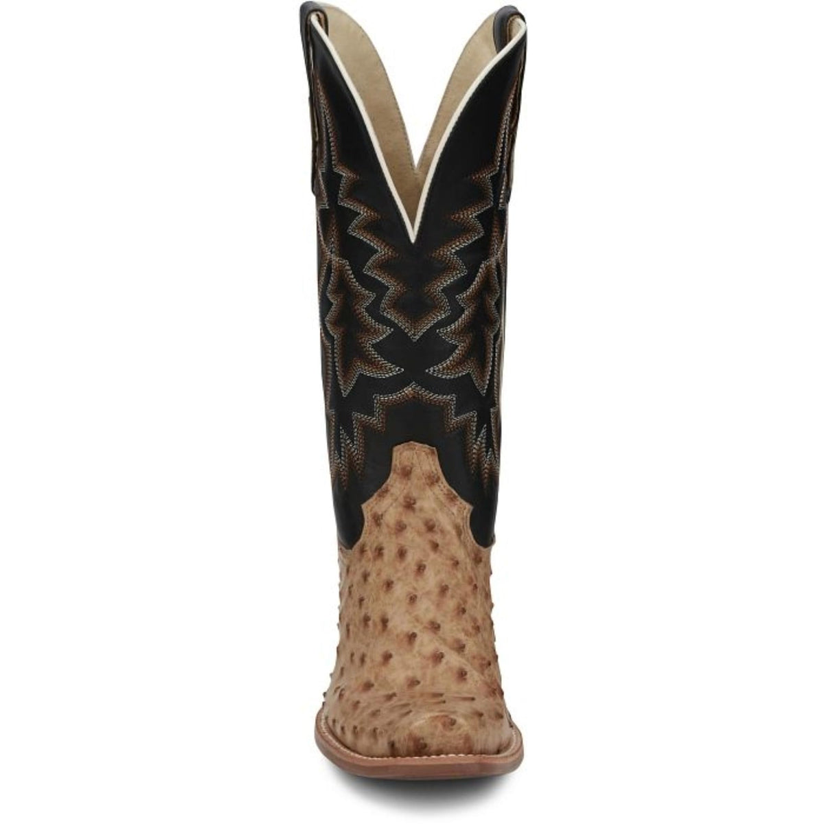 Full Quill Ostrich Leather Western Boots J75958
