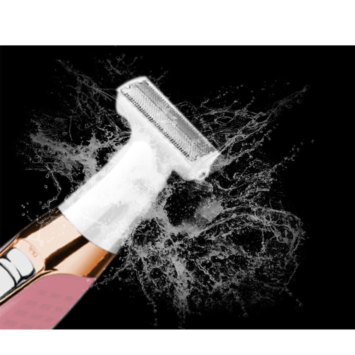 Pink Portable Electric Body Hair Shaver Q7671