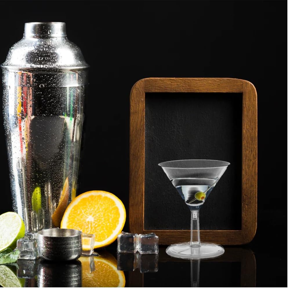 Clear Plastic Martini Cups, 6 Count, 2.50 oz J283