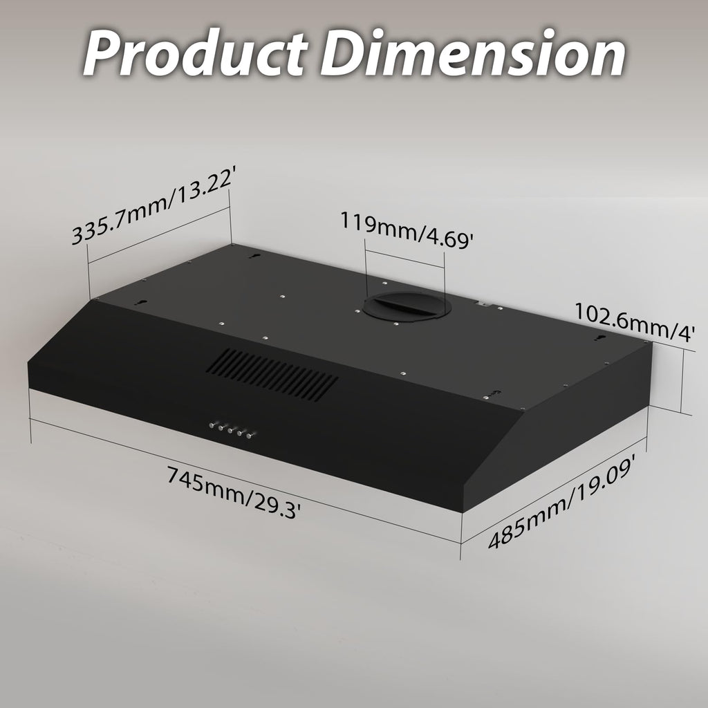 30 Inch Convertible Kitchen Range Hood X73295