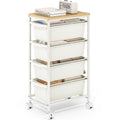 Slim Rolling Cart with 4 Drawers W457