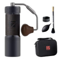 Manual Coffee Grinder Iron Gray Conical Burr Foldable Handle R684