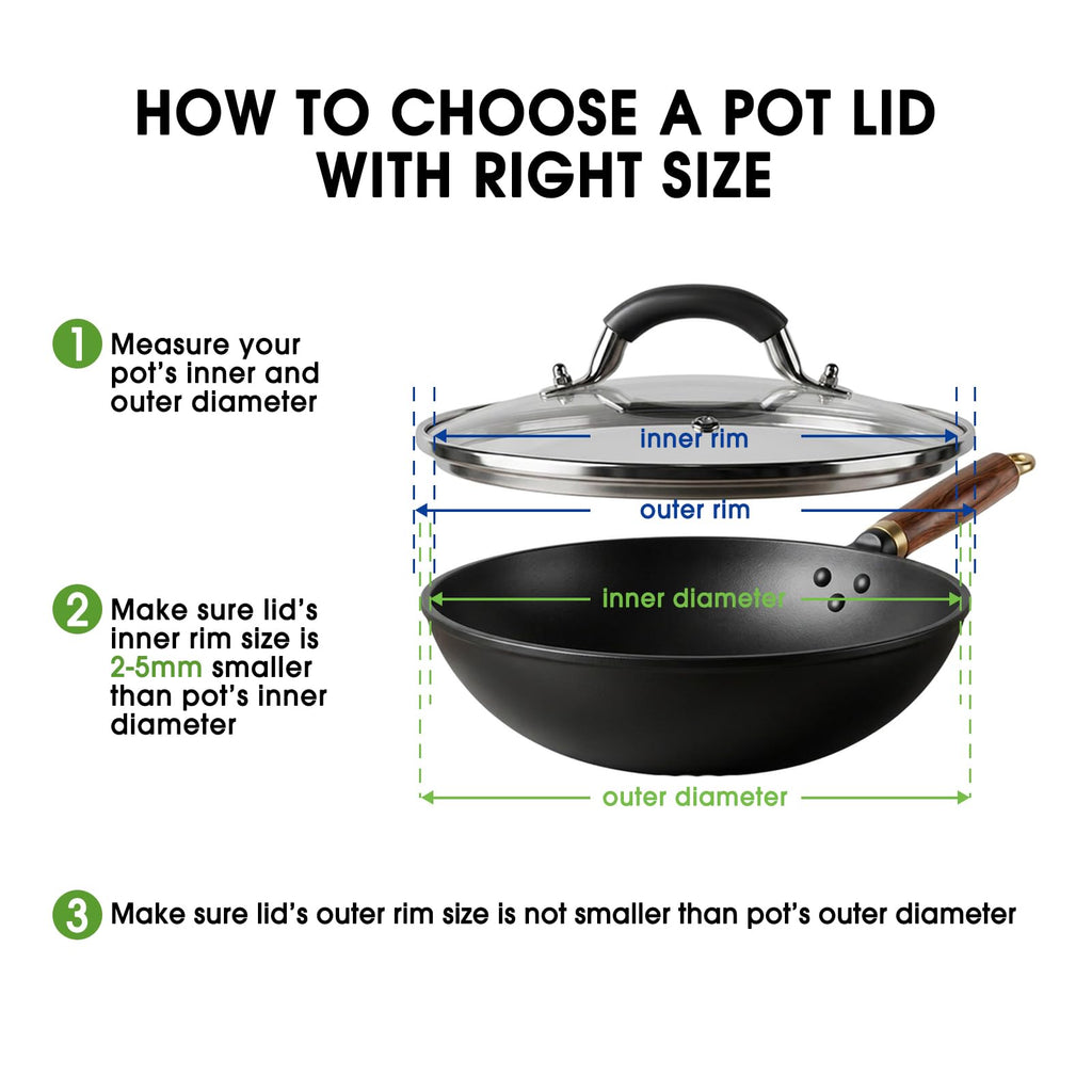 10.25 Inch Tempered Glass Lid V142