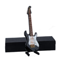 Miniature Electric Guitar Replica with Stand and Case B57482