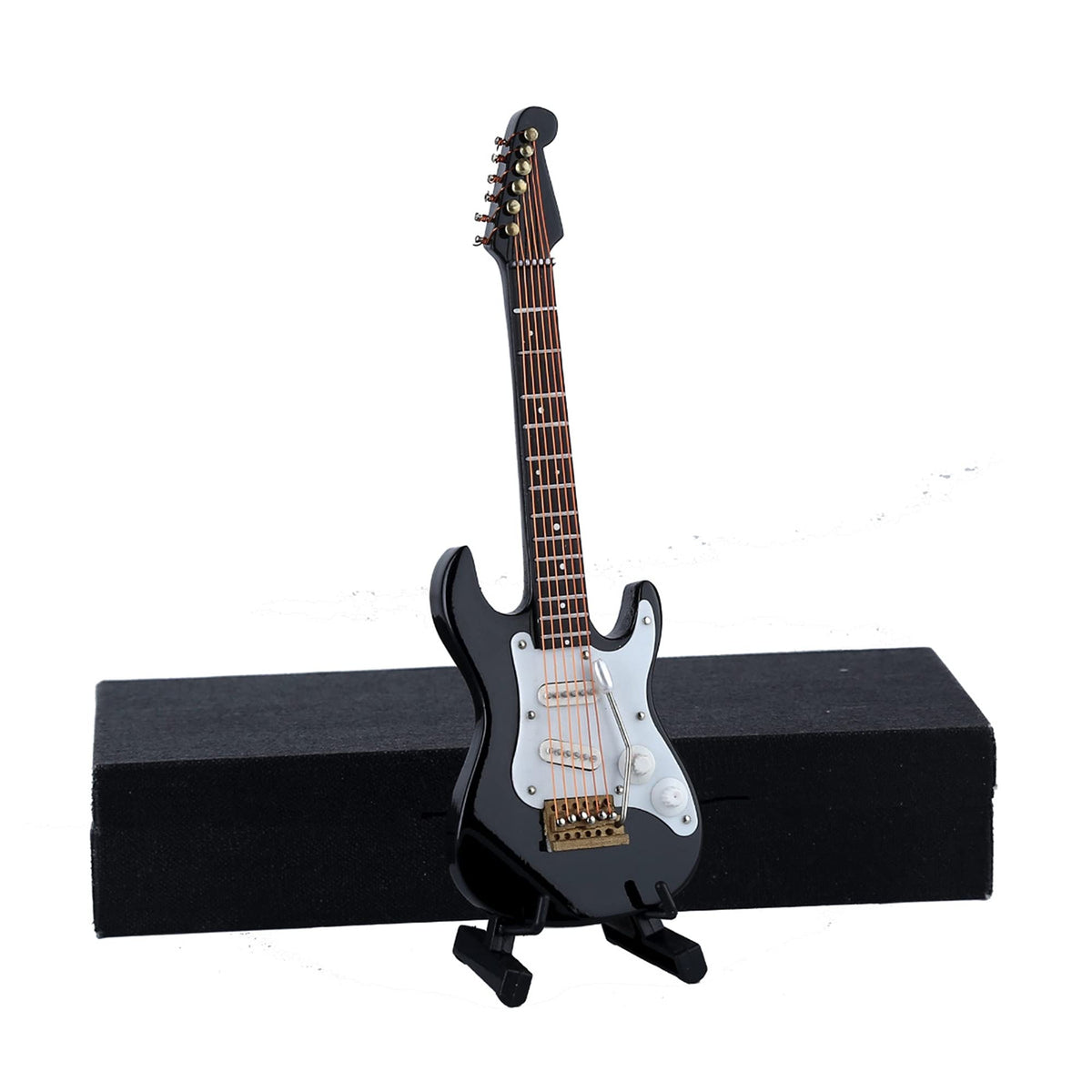 Miniature Electric Guitar Replica with Stand and Case B57482