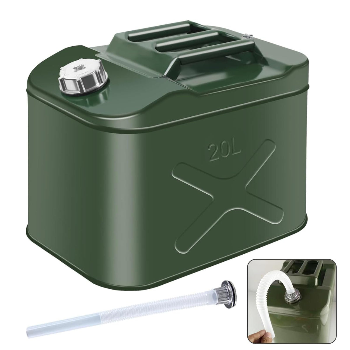 5 Gallon Metal Watering Can with Removable Spout C657