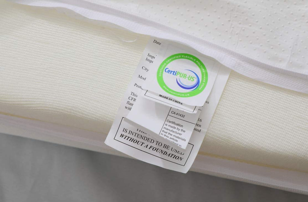 8-Inch Gel Memory Foam Tri-fold Mattress with Bamboo Cover, Queen X34655