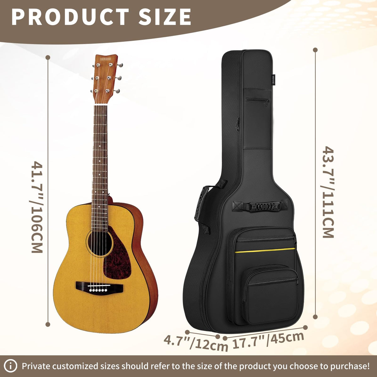 Acoustic Guitar Bag 40 41 42 W850