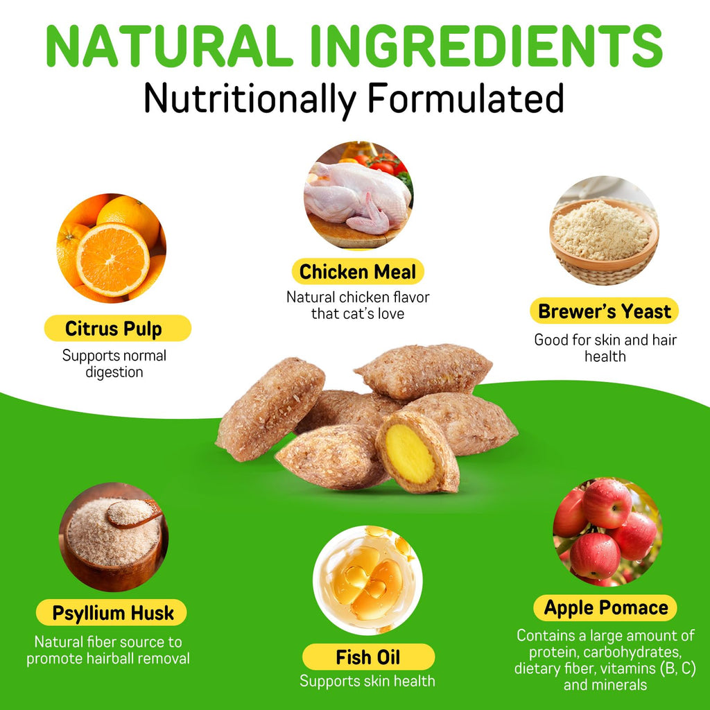 Chicken Flavor Hairball Treatment for Cats C5802