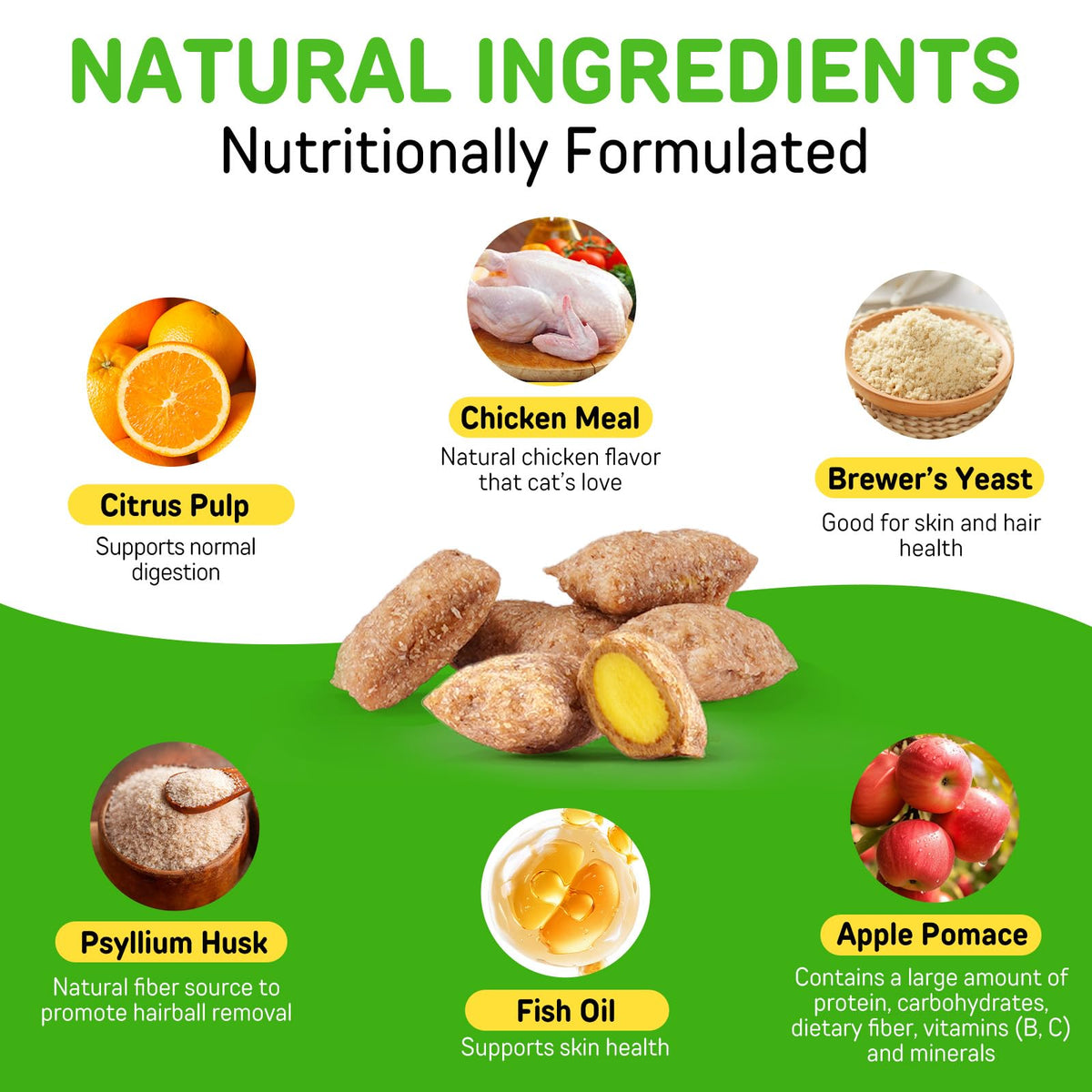 Chicken Flavor Hairball Treatment for Cats C5802