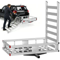 Aluminum Hitch Cargo Carrier with Ramp V27783