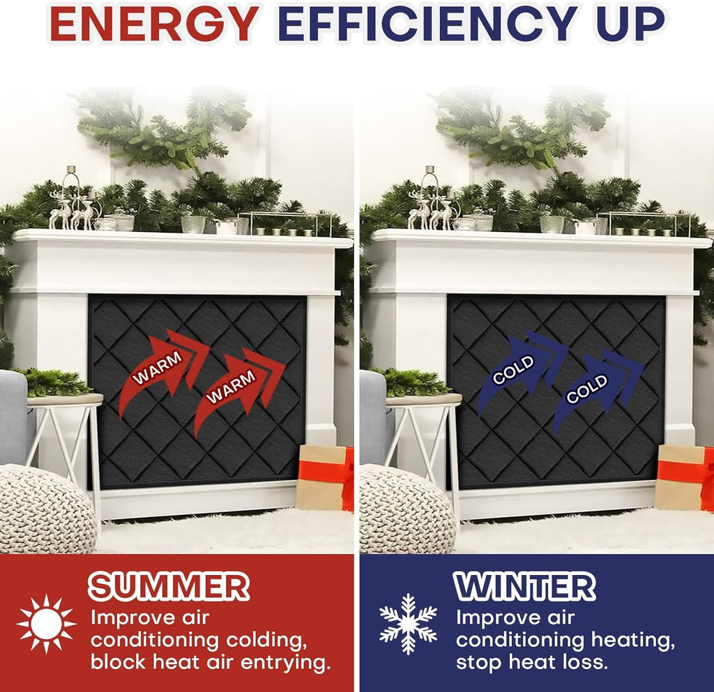 Magnetic Fireplace Cover 39" W x 32" H H62293