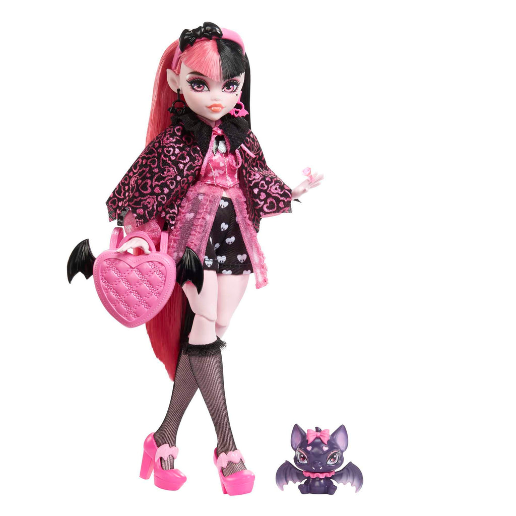 Monster High Doll with Pink & Black Hair T11902