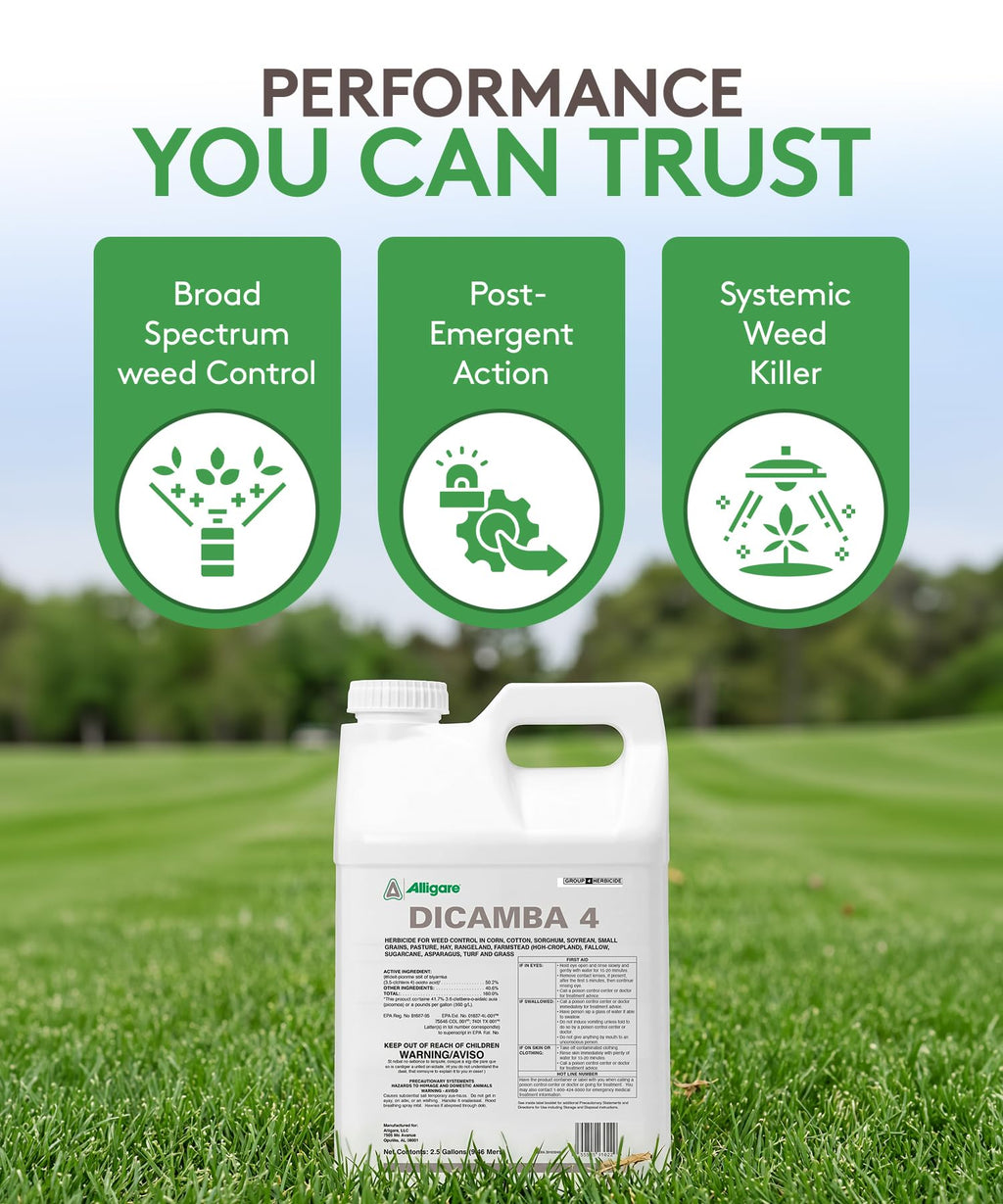 Water-Soluble Dicamba Herbicide 2.5 Gallons N954