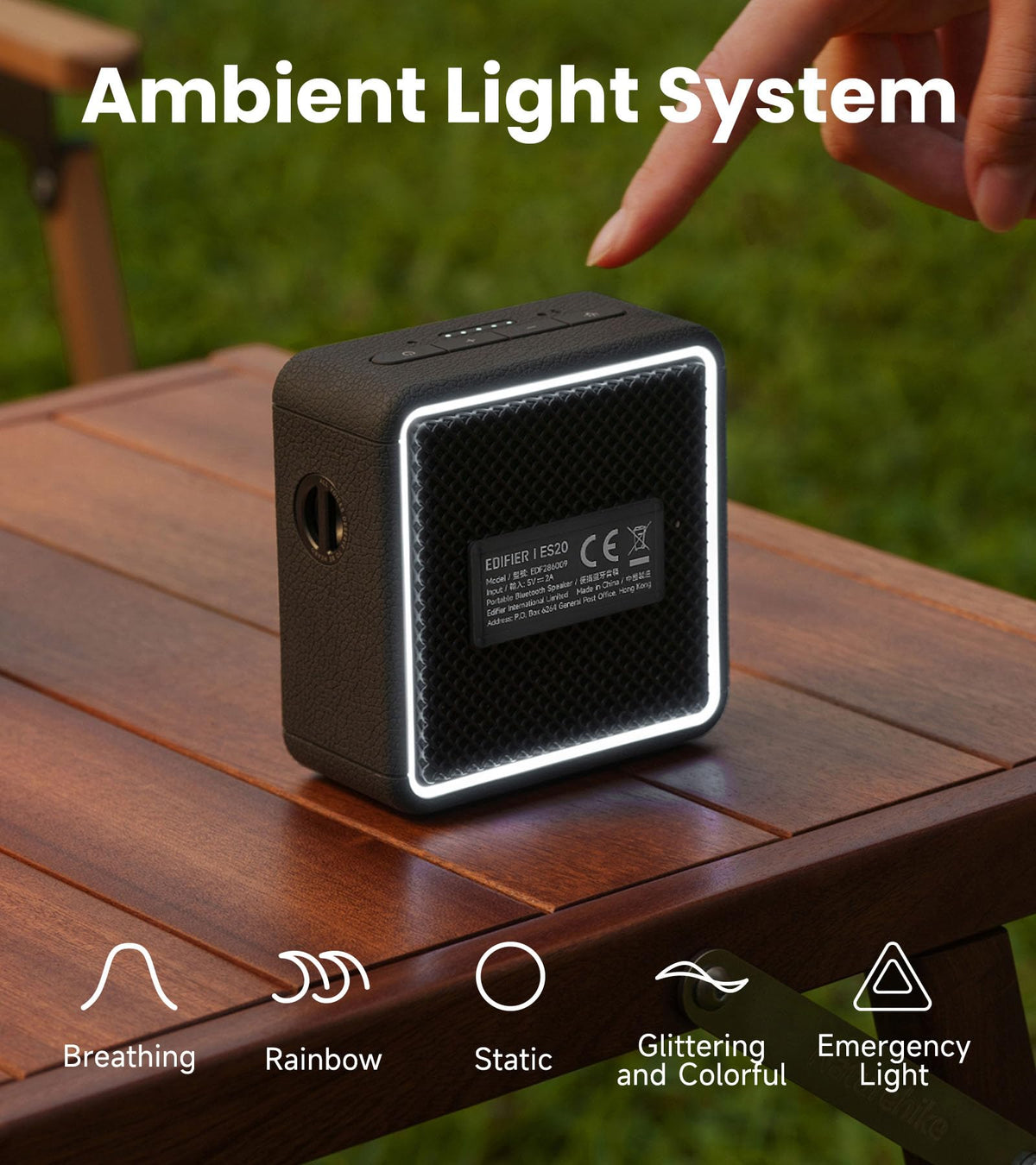 Portable Bluetooth Speaker IP67 Black E4971