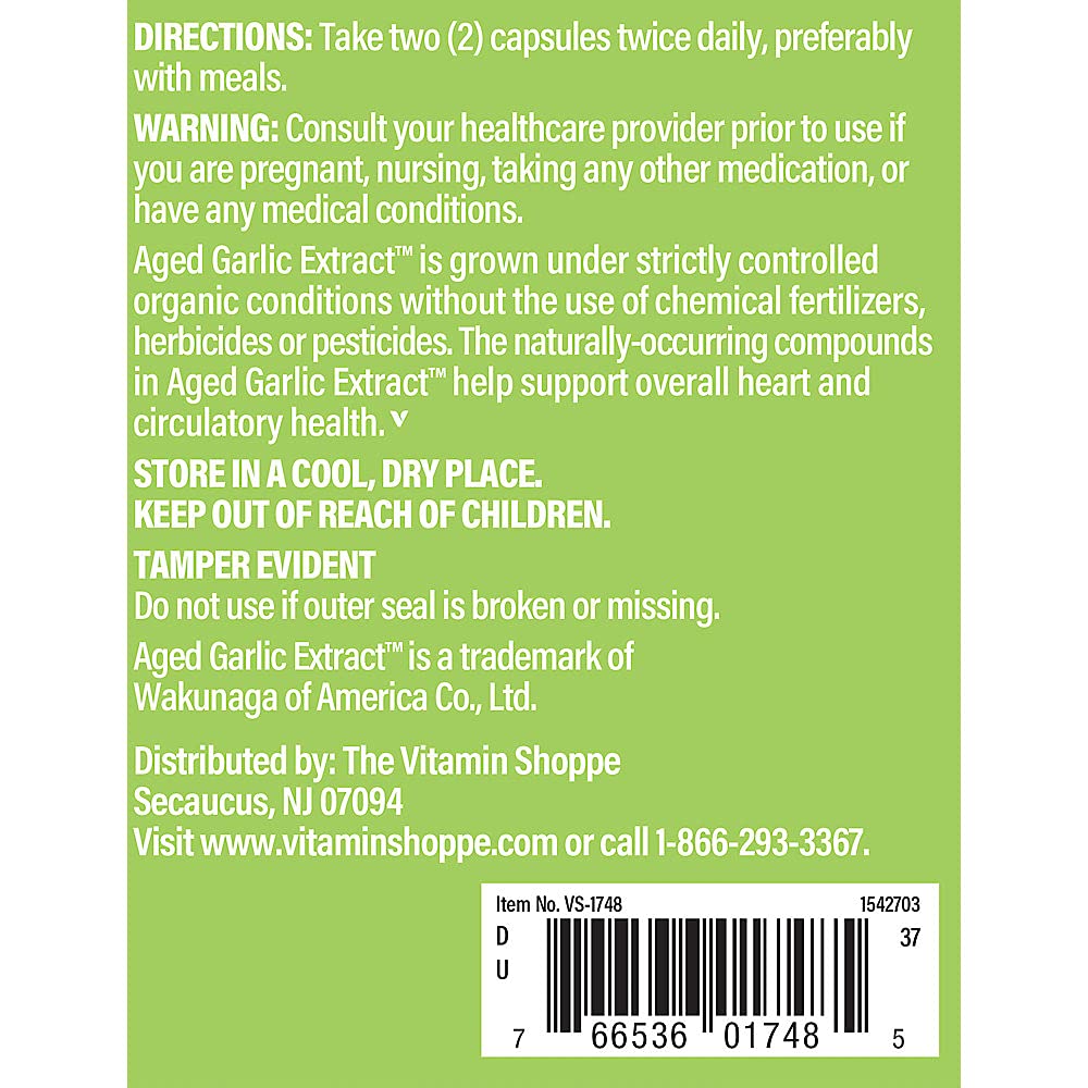 Garlic 600 MG 300 Capsules J766