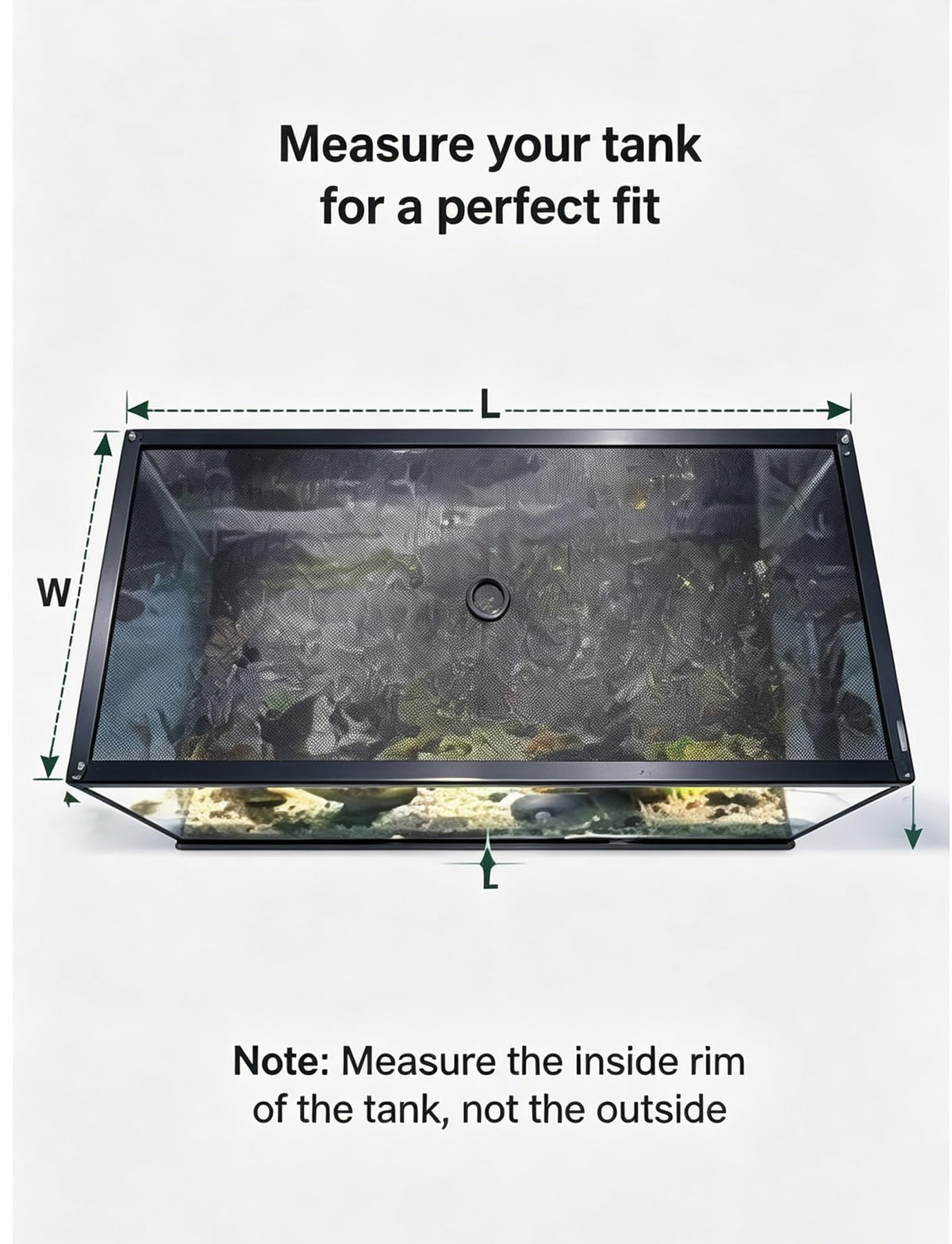 Aluminum Fish Tank Mesh Lid I86209