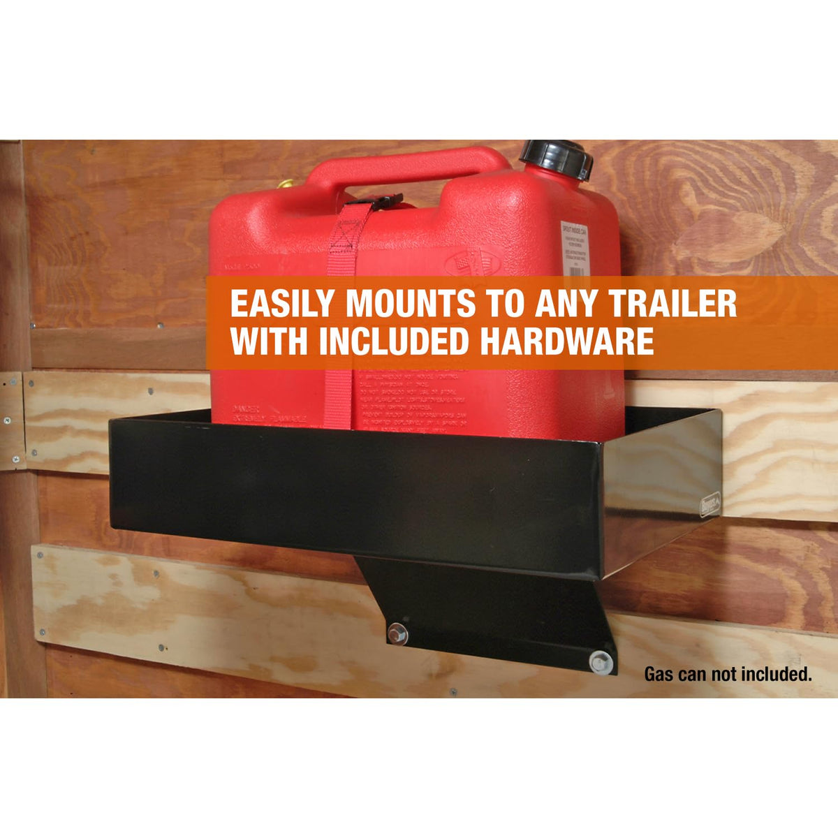 Carbon Steel Gas Container Rack with Nylon Strap, Black I3751