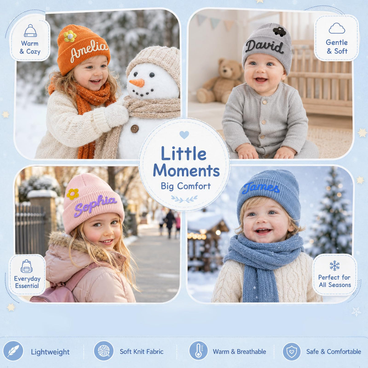 Custom Baby Beanie Hat D189497